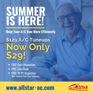 $29 tuneup for air conditioners